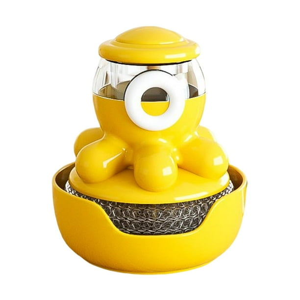 cepillo para platos Cepillo de limpieza con mango, cepillo para de cocina que ahorra mano de obra para utensilios, limpieza de platos Fanmusic cepillo para platos