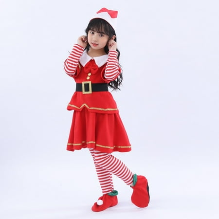 

Leutsin Toddler Boys Girls Winter Christmas Dress Up Dress Suit Party Performance Clothes Children s Wear