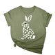 thumbnail image 1 of Tops de Cuello Alto para las Mujeres Amante Impreso Camiseta Cuello Redondo Manga Corta, Poliéster Spandex, 1 of 7