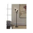 thumbnail image 2 of Signature Design by Ashley Jaak Metal Floor Lamp with 3 Glass Jar Shades, Bronze Finish, 2 of 6