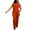 Orange, variant on Riforla Women's O Neck Jumpsuit Set for Work and Fashionable Look Jumpsuits for Women Red L