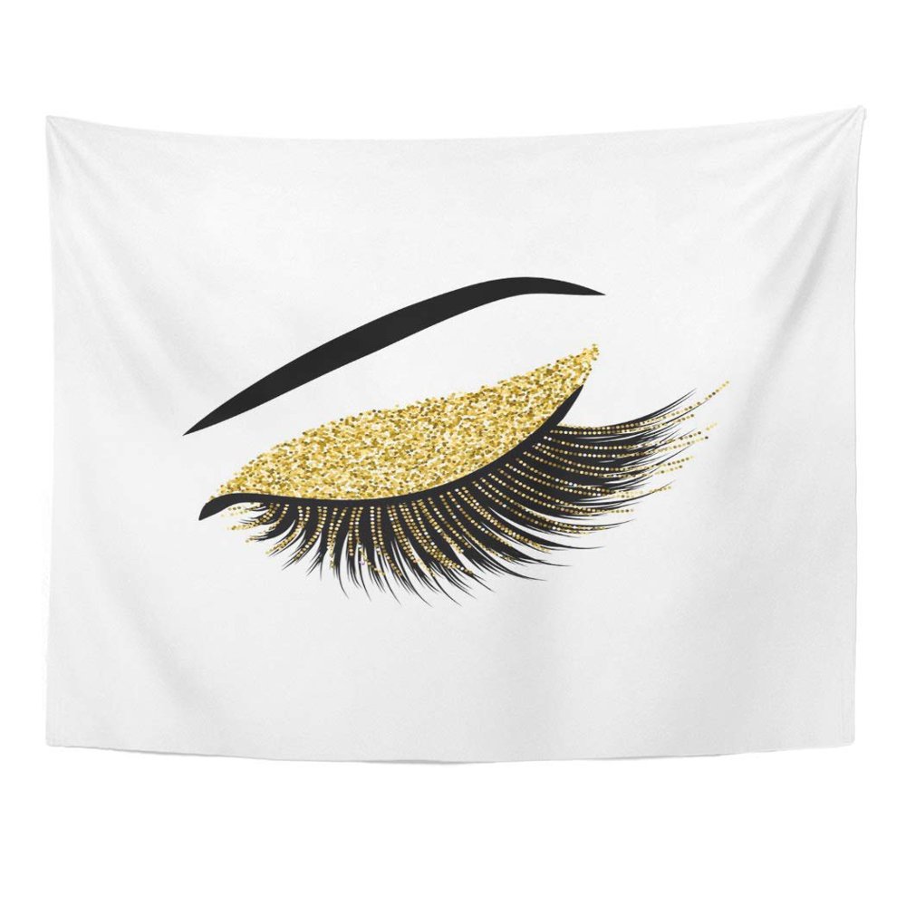 UFAEZU Lash Lashes Eye Eyelash Makeup Abstract Beautiful Wall Art