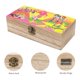 thumbnail image 3 of Jem y las Hologramas Caja Organizadora de Madera Rústica - Caja Decorativa Multifuncional para Escritorio, Hogar, Oficina, Joyas y Manualidades, 3 of 6