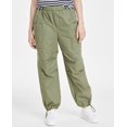 thumbnail image 3 of Style & Co. Women's Elastic Waist Straight Leg Pocket Pants Olivine Size L, 3 of 6
