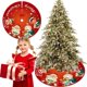 thumbnail image 4 of Decoración de falda de árbol de Navidad de 90 CM, decoración de fondo de árbol impresa creativa y exquisita, decoración de escena de fiesta de Navidad, 4 of 4