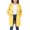 Yellow, variant on Zip Up Long 𝗛oodie for Girls Double Zipper Fleece Jacket Tuni𝗰 Sweatshirts Fall Winter Fashion Clothes with Pockets