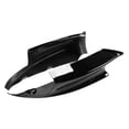 thumbnail image 3 of Front Bumper Deflector, Anti-fading And Impact Resistant Car Bumper Protector Easy To Install Bumper Corner Splitters  For Coupe Cabrio Carbon Fiber Style,Glossy Black, 3 of 8