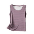 thumbnail image 3 of fatyb Women's Striped Casual Tank Tops Plus Size Crewneck Sleeveless Blouses Loose Summer Tee Shirts, 3 of 4