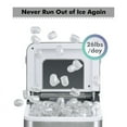 thumbnail image 6 of Spaco Portable Countertop Ice Maker Machine with Scoop-Silver, Ice Maker Countertop Machine, Electric Ice Maker and Compact Portable Ice Maker, Perfect for Home/Kitchen/Office, 6 of 9