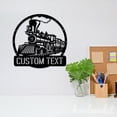 thumbnail image 4 of Handmadetneonsign Custom Train Wall Art LED Light - Personalized Train Name Sign Home Decor - Train, 4 of 5