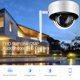 thumbnail image 2 of Cámara IP domo de Metal para el hogar, sistema de videovigilancia inteligente con visión nocturna, Audio, 5MP, H.265, 3MP, IR, 1080P, HD, IA, detección humana, P2P, 2 of 3