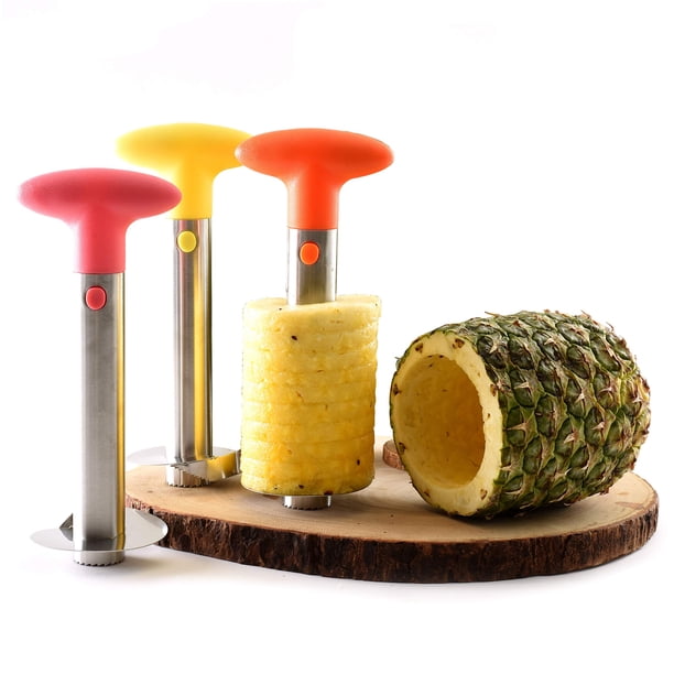 Pelador y Cortador de Piña Norpro de Acero Inoxidable con 3 Cortadores