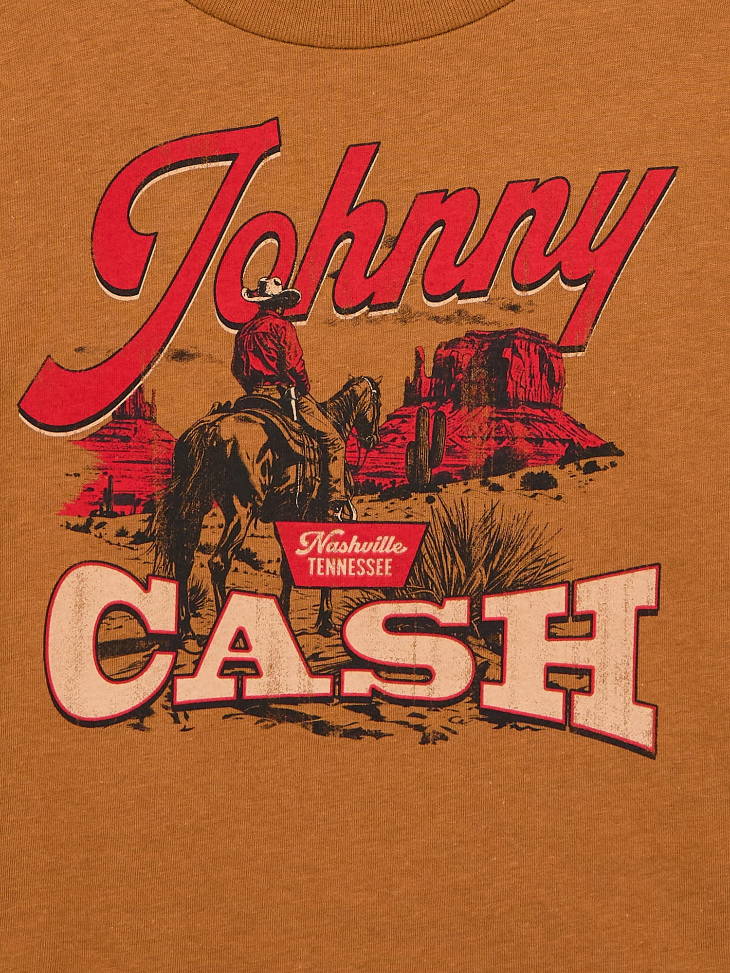 Johnny Cash Music Tour Toddler Short Sleeve Tee, Sizes 12M-5T