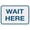 Warning Sign 2, variant on Wait Here Sign 8"x12", Aluminum Tin Warning Signs for Home Outdoor Garden, Weatherproof Directional Sign for Entrance
