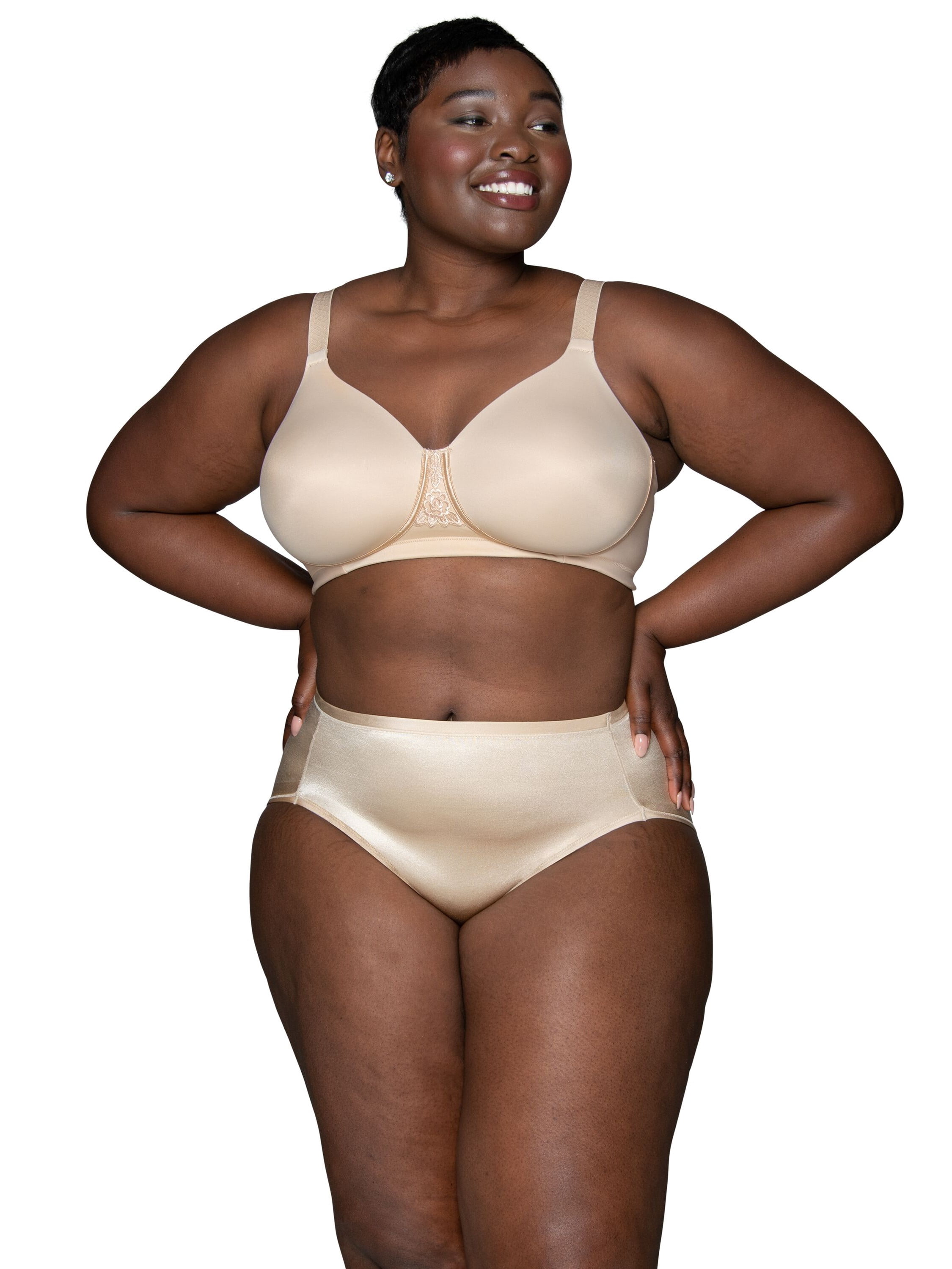 Vanity Fair Lingerie Women's Beauty Back Full Figure Smoothing Wireless Bra, Style 71380
