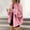 Pink, variant on Babysbule Fall Jackets for Women OutfitWomen's Fashion Color Cardigan Outwear Suit Coat Long Sleeve Coat Women's Tops Blouse