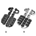 thumbnail image 3 of Pedal de pies de motocicleta Profesional Universal Fijable Pedales de Motorbike Otoño 360 Grados Gordable Componentes Black 1 Par sidaley VI002317-01, 3 of 7