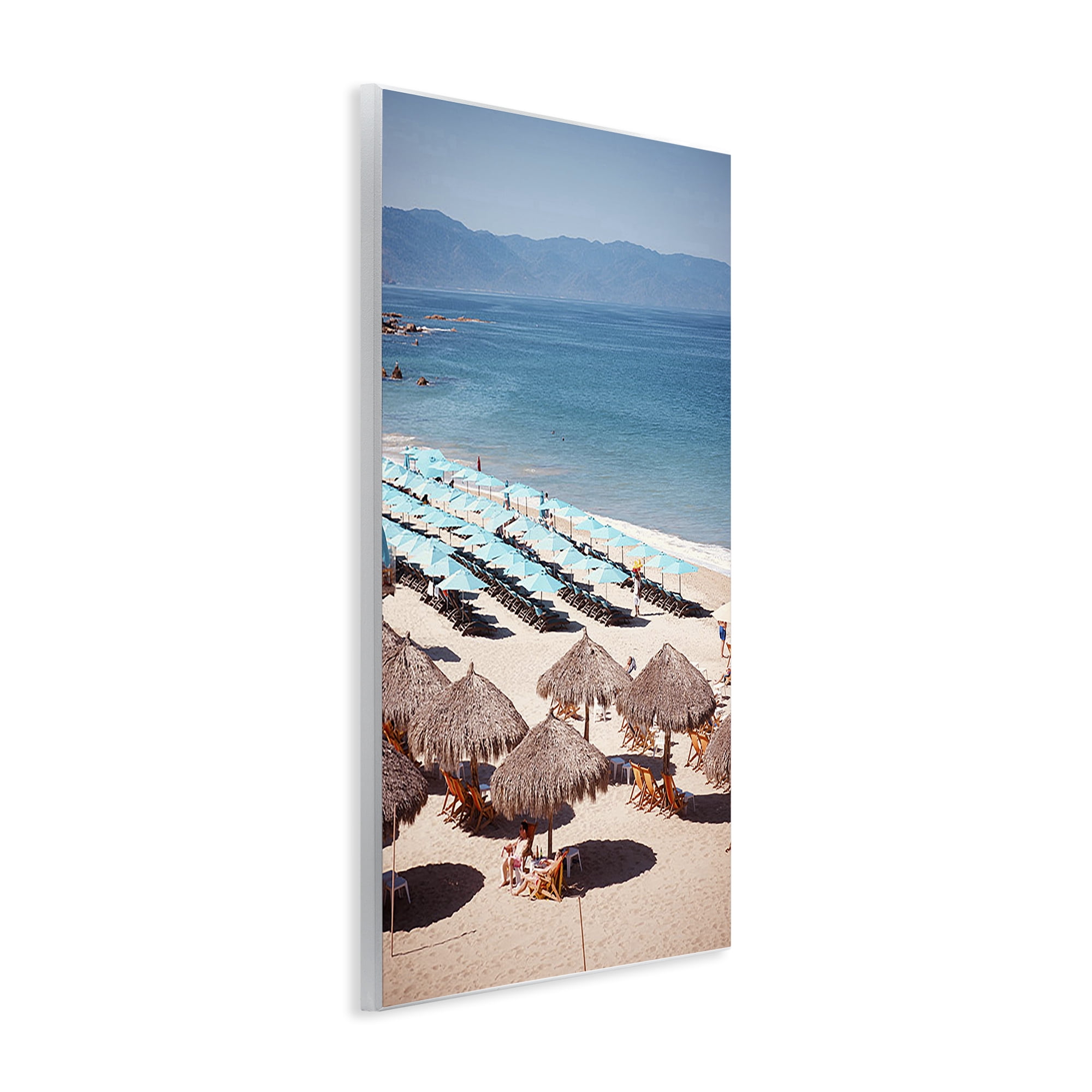 Stupell Industries Beach Canopies View Nautical & Beach Photography Unframed Art Print Wall Art, 13 x 19