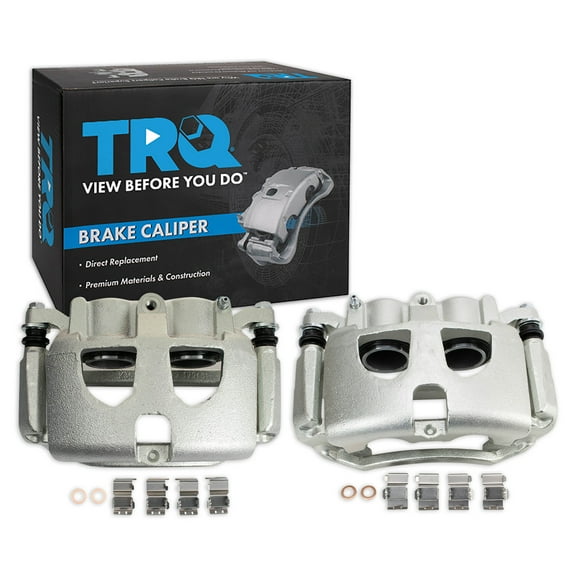 TRQ Rear Brake Caliper Set Compatible with 2013-2021 Ford F-350 Super Duty 2013-2014 F-450 Super Duty