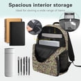 thumbnail image 5 of Aplkyhs Green Bow Camo Kids Backpack Set 4Pcs with Lunch Bag Pen Bag Set and Water Bottle Case Cover Large Capacity Lunch Box for Elementary School Students, 5 of 7