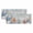 Blue Grey, variant on 2 Pack Valances for Windows 54 x 18 Inch, Spring Flowers Decorative Kitchen Curtain Valance, Botanical Tulips Eucalyptus Leaves Rod Pocket Short Curtains Window Treatment for Bathroom/Cafe