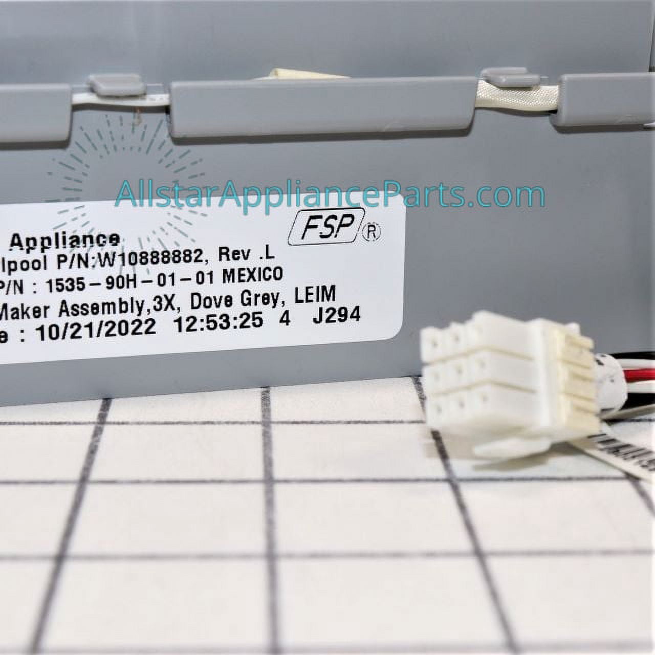 Genuine Whirlpool W10908391 Ice Maker Assembly