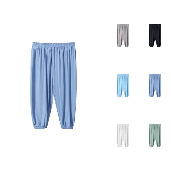 Girls Clothes Kids Pants Loose Solid Color Jogging Slacks Casual Pull On Trousers for Boys Girls Age 3-12 Years
