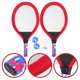 thumbnail image 5 of 1 par de raquetas de tenis para niños, raquetas ovaladas de bádminton para jugar, accesorios de juego para guardería, escuela primaria, deportes al aire libre (rojo), 5 of 8