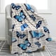 thumbnail image 1 of Manta Blanket Jekeno con forma de mariposa, 127 x 152 cm, suave y cálida, 650 g, 1 of 6
