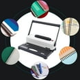 thumbnail image 5 of Miumaeov Punch Bind Binding Machine 46 Holes A4/LTR/A5 Paper Electric Coil Inserter Manual Coil, 5 of 9