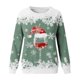 thumbnail image 2 of Gibobby Sudadera de Navidad para mujer Suéteres casuales de Navidad para mujeres adolescentes y niñas de manga larga con cuello redondo sudadera de Navidad(Verde,CH), 2 of 4