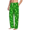 thumbnail image 6 of Salouo St Patrick's Day2 Print Pajama Pants for Men, Lounge Pants Elastic Waistband Casual Men's sleepwear Loungewear Sleep Pajama Pant -Large, 6 of 7