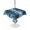 Blue, variant on Outdoor Tablecloth with Umbrella Hole for Patio/Picnic/Party/Camping, Vintage Bohemia Waterproof Table Cloth Rectangle Table Cover Washable, Country Bohemia Minimalist Art Teal Green (54"x 80")