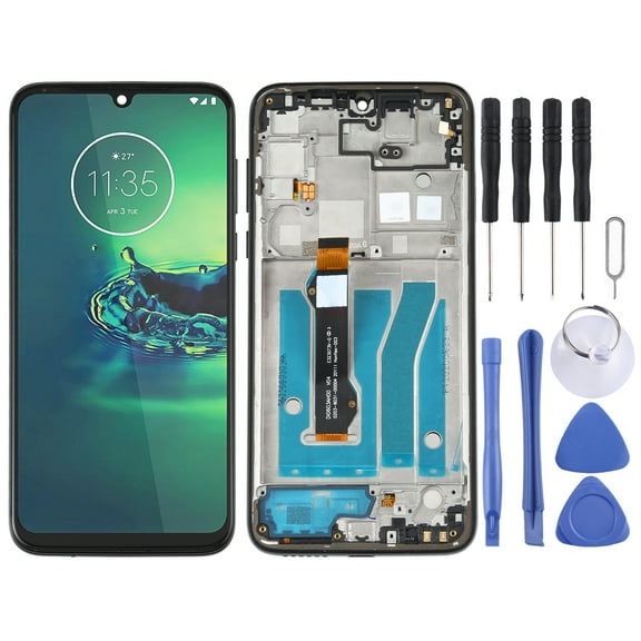 Cellphone Repair Parts TFT LCD Screen for Motorola Moto G8 Plus XT2019 XT2019-2 Digitizer Full Assembly with Frame
