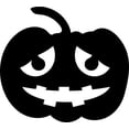 thumbnail image 2 of Jack-o-Lantern 6 Rubber Stamp, 2 X 2" Wood Stamp, 2 of 3