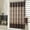 Sterling, variant on Sterling Farmhouse Brown Waterproof Polyester Fabric Chocolate Vintage Printed Tan Shower Curtain,Bronze Damask Striped Bathroom Curtains,72" W x 72" L