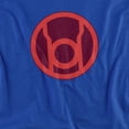 thumbnail image 2 of Green Lantern Red Symbol Women's T Shirt, Royal, X-Large, 2 of 6