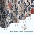 thumbnail image 6 of Pioneer Flower Floral Print Pattern Shower Curtain 36"x72" ,Bathroom Decorative Shower Curtains Set with 12 Hooks,Modern Waterproof Washable Shower Curtain, 6 of 6