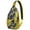 Yellow-12, variant on Plaid Crossbody Sling Bag Nordic Style Chest Bag for Biking & Hiking Travel-Ready & Organized