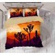 thumbnail image 3 of 3D Cactus Desierto Puesta de Sol Cielo Funda de edredón Juego de ropa de cama Funda de edredón Fundas de almohada, 3 of 3