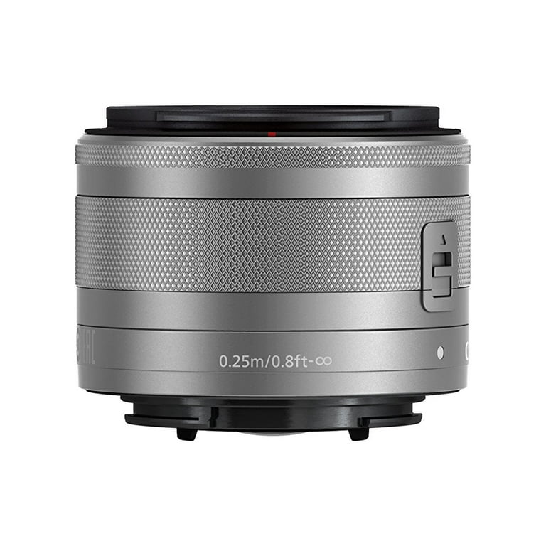 Canon EF-M 15-45mm F/3.5-6.3 IS STM Lens (Silver) - Walmart.com