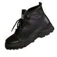 thumbnail image 2 of Tawop Womans Boots Thick Sole Lace Up Winter Waterproof Fall Black Boots Snow Boots, 2 of 5