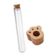 thumbnail image 4 of Cat Whisker Vaso para recuerdos de bigotes de gato con base de madera botella de vidrio para conservar pelo de mascota caja de recuerdos para gatos colector de barba adecuado para regalos de, 4 of 9