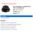 thumbnail image 2 of Front Strut Mount - Compatible with 2004 - 2007 BMW 530i 2005 2006, 2 of 2