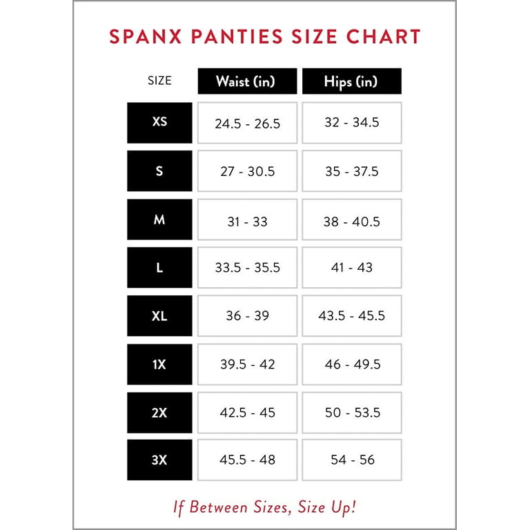 Spanx size discount