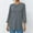 A474 Dark Gray, variant on Xdegoge 3/4 Sleeve Shirts for Women Plus Size Crewneck Dressy Business Casual Work Office Blouses Loose Fit Tunic Tops Fashion Comfy Tee Shirts
