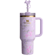 thumbnail image 1 of Stainless Steel 40oz Cup LoveShackFancy Happy Thoughts Quencher Tumbler, with Straw and Gift Box, 1 of 1