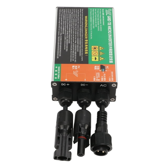 Microinversor Solar ANGGREK 350W 230V De Aleación De Aluminio Conectado A La Red