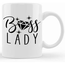 Boss Lady Mug Gift For Female Boss, Ceramic Novelty Coffee Mugs 11oz, 15oz Mug, Tea Cup, Gift Present Mug For Birthday, Christmas Thanksgiving Festival