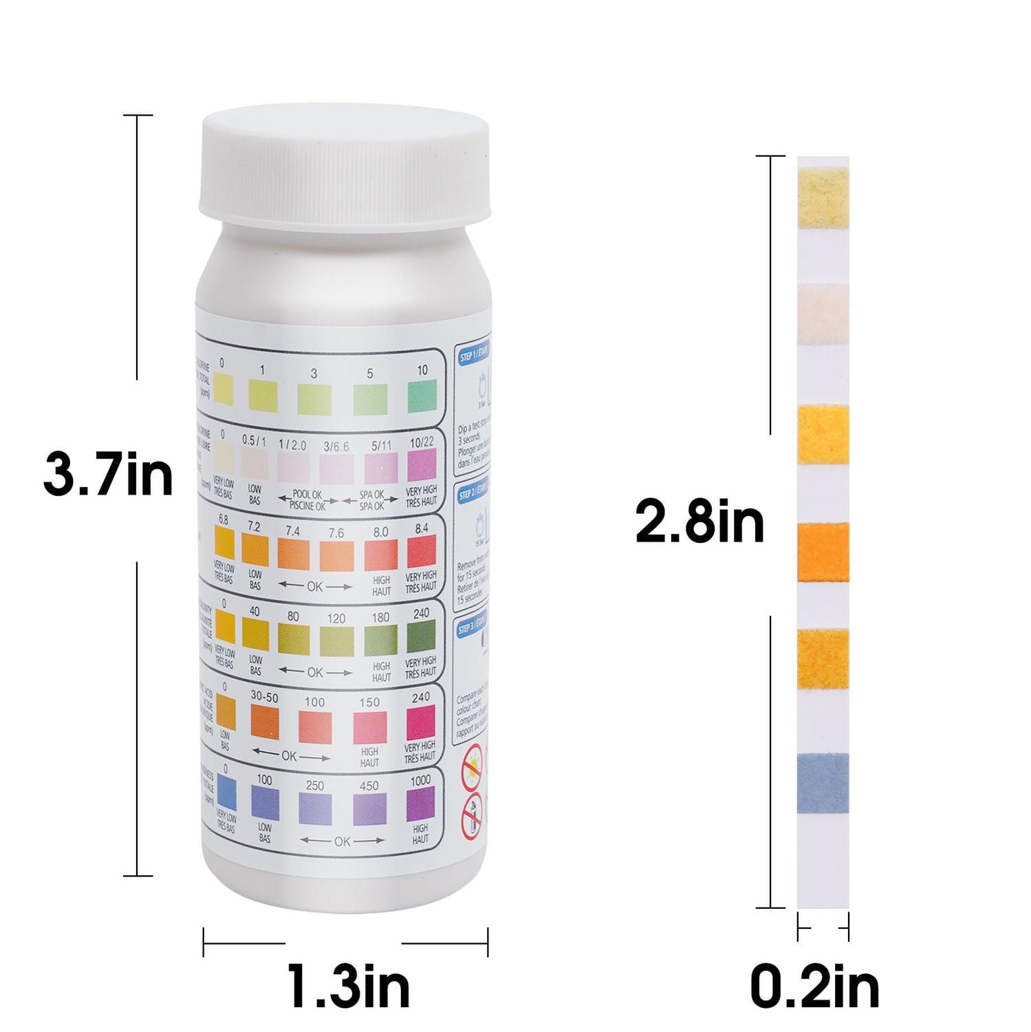 Bandelettes de test 6 en 1 de Mainstays